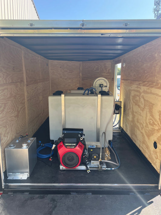 7x12 Enclosed Trailer - Soft Wash Factory