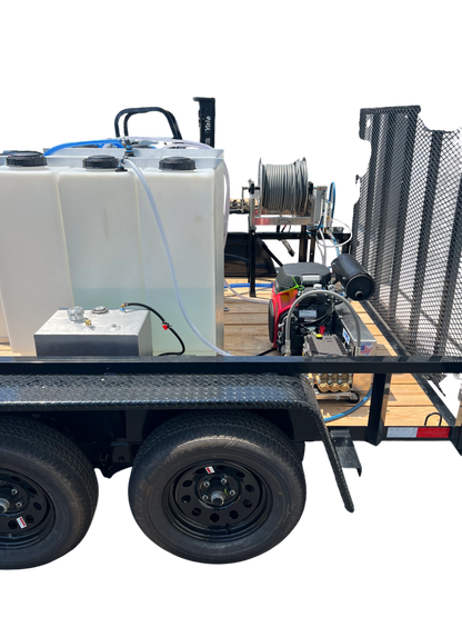 7x12 Starter-Pro Pressure /Soft Washing Trailer
