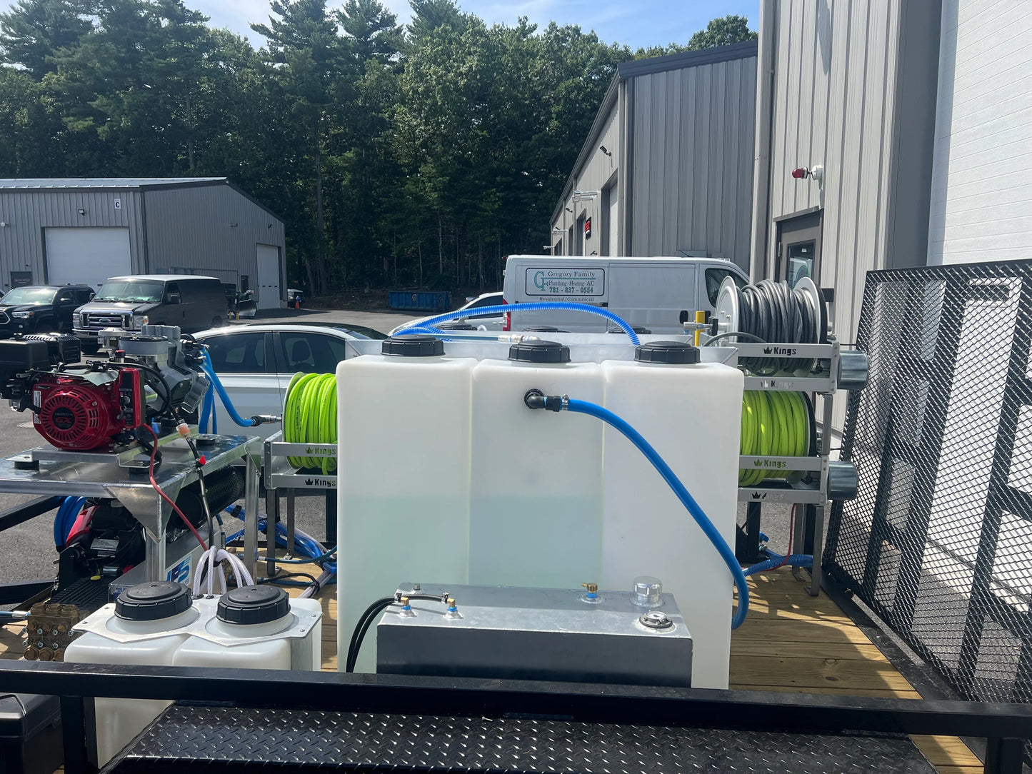 6x10 Soft/Pressure Washing Stacked Trailer - Soft Wash Factory
