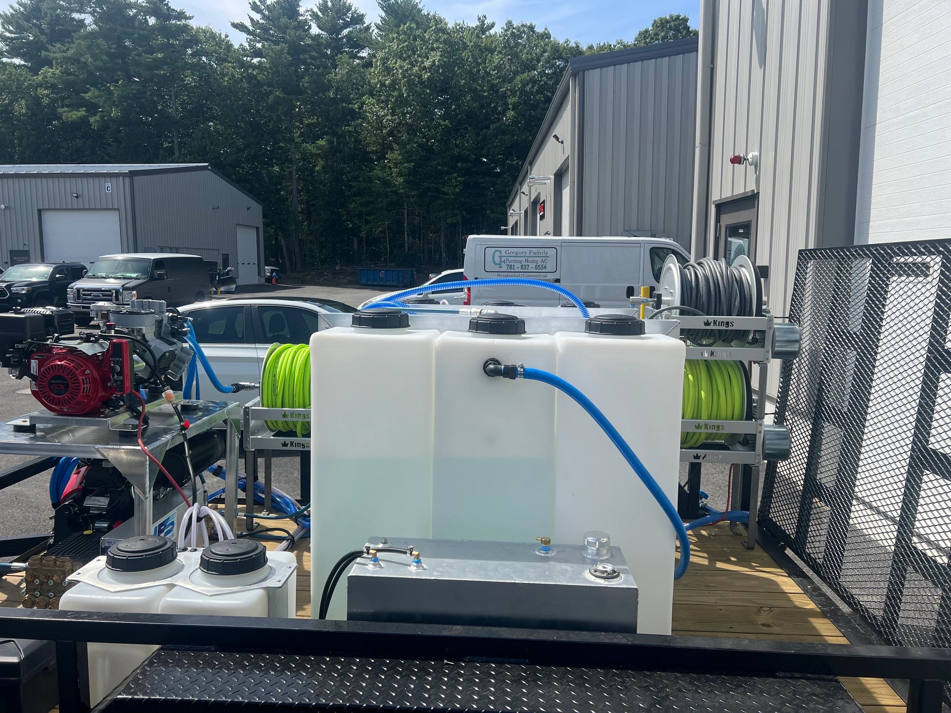 6x10 Soft/Pressure Washing Stacked Trailer - Soft Wash Factory