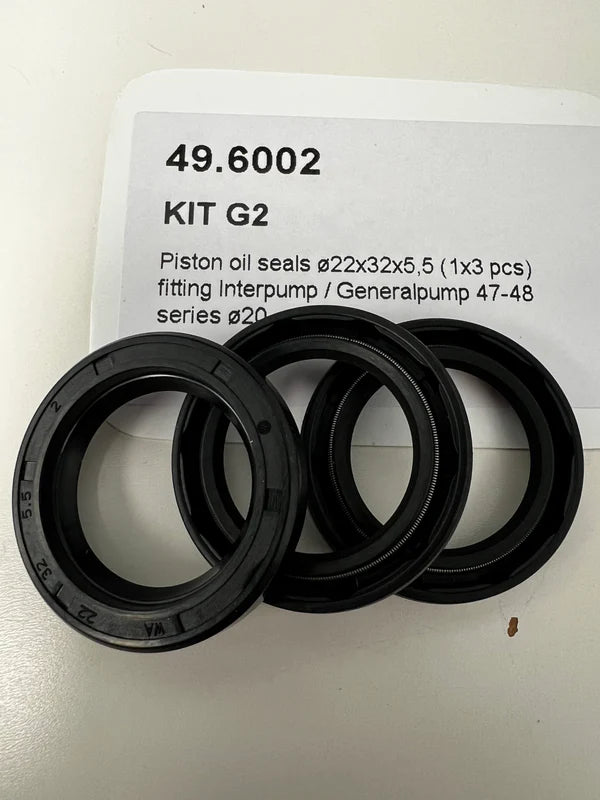 GP Kit 2 Replacement Piston Oil Seals Pump Kit